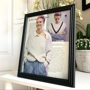 Editorial Collage Wall Art Megan Rapinoe Portrait Sweater Street Style Aesthetic